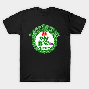 Rose and Shamrock Festival Logo T-Shirt